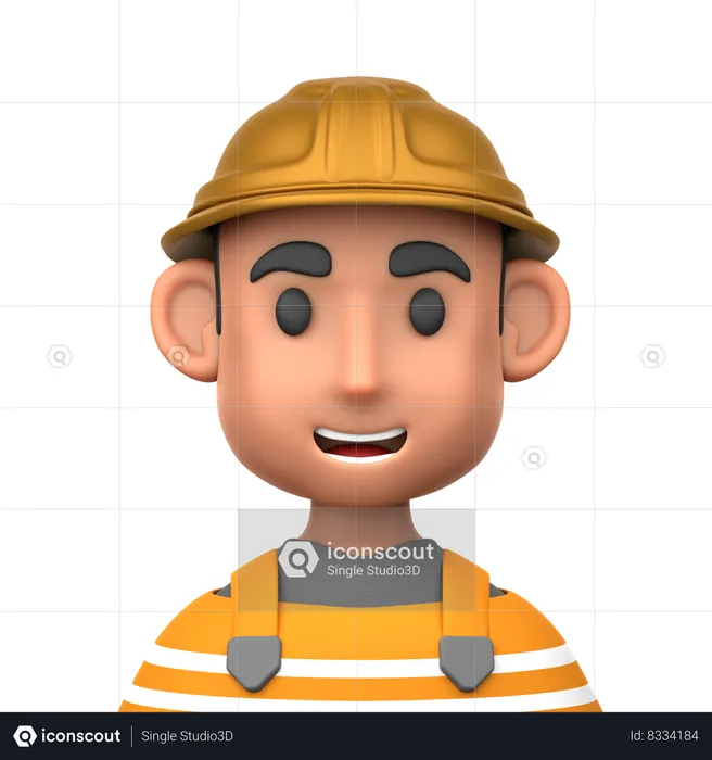 Builder  3D Icon