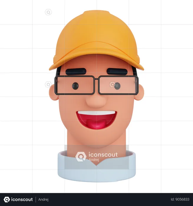 Builder  3D Icon