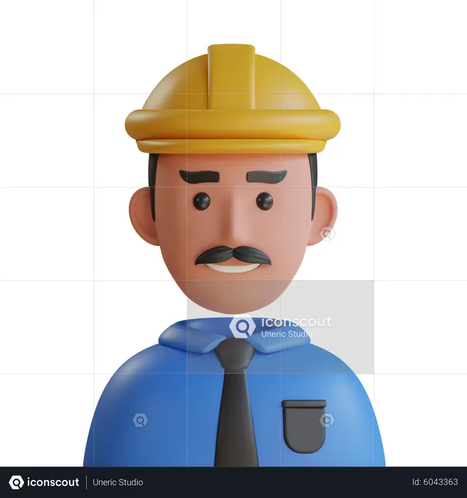 Builder  3D Icon