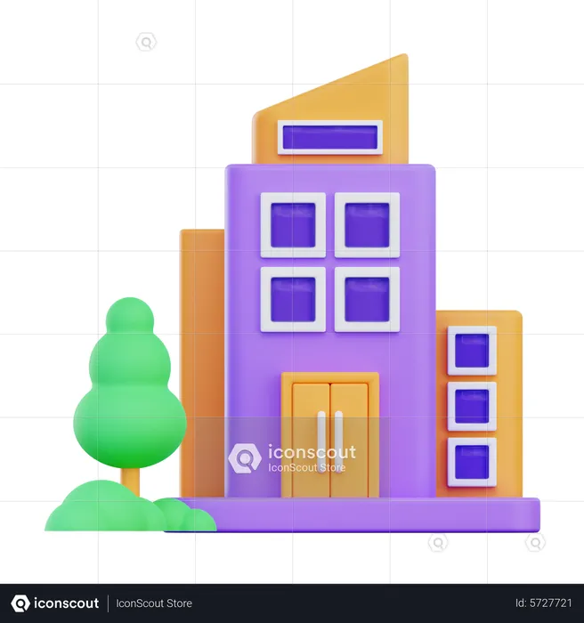 Building  3D Icon