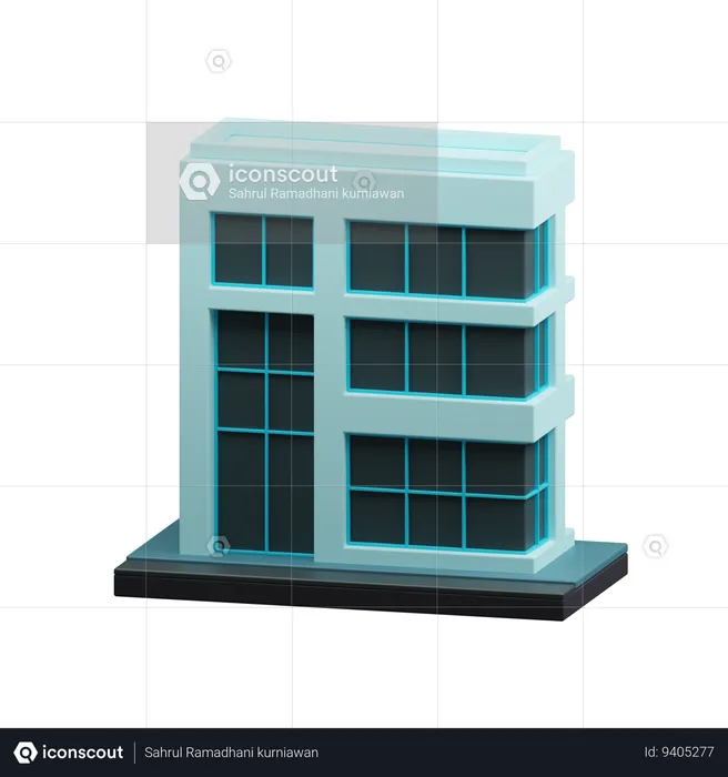 Building  3D Icon