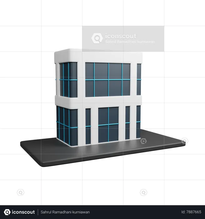 Building  3D Icon