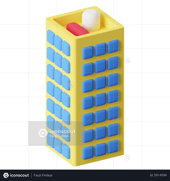 Building  3D Icon