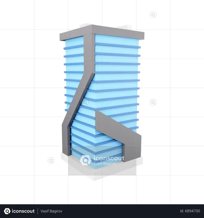 Building  3D Icon