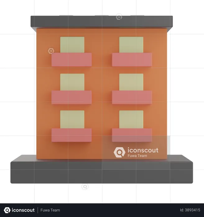 Building  3D Illustration