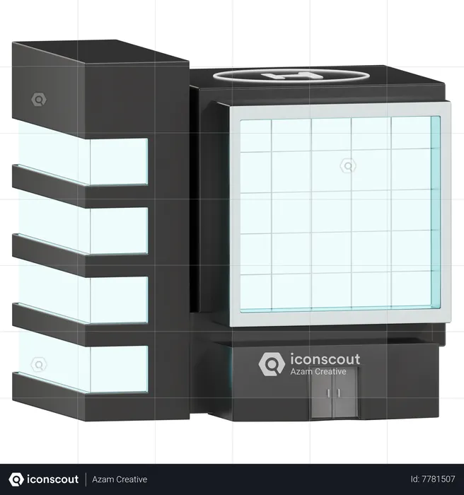 Building Office  3D Icon