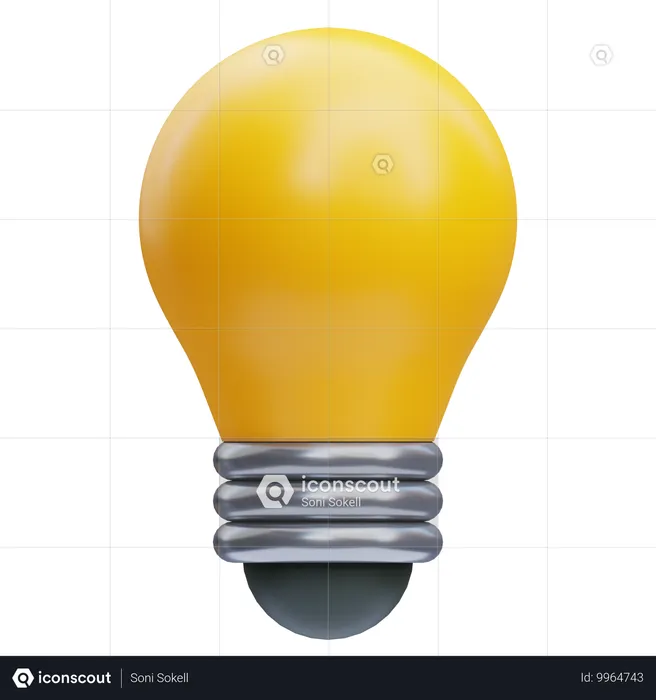 Bulb  3D Icon