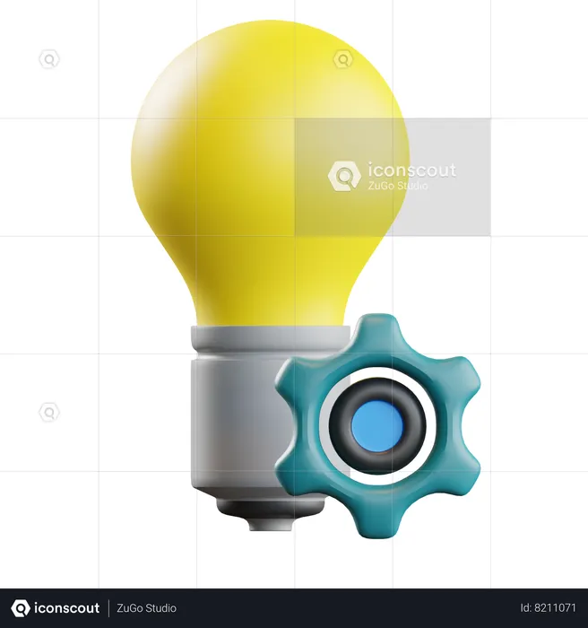 Bulb Setting  3D Icon