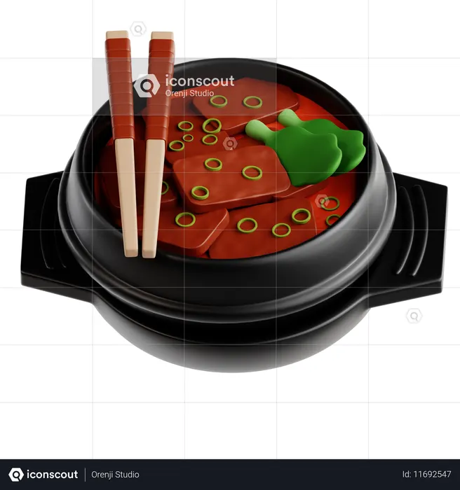 Bulgogi  3D Icon