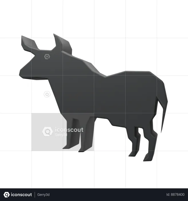 Bull  3D Icon