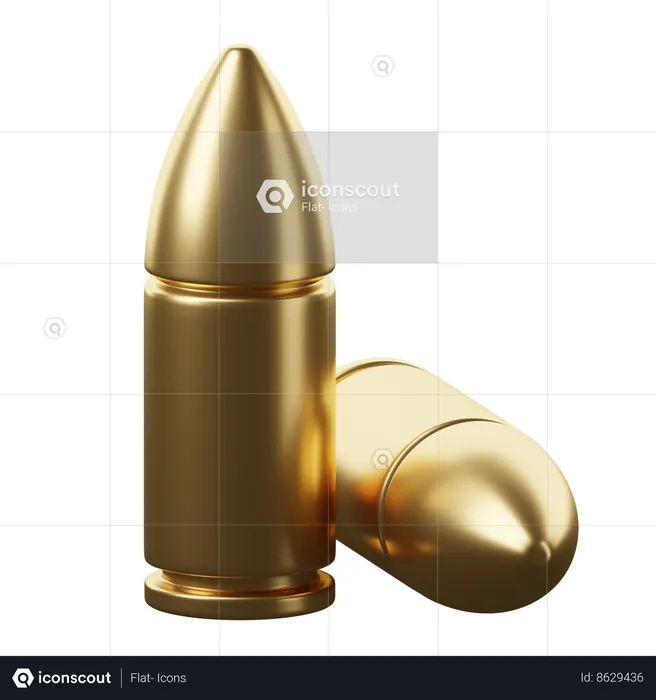 Bullet  3D Icon