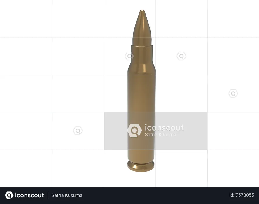 Bullet  3D Icon