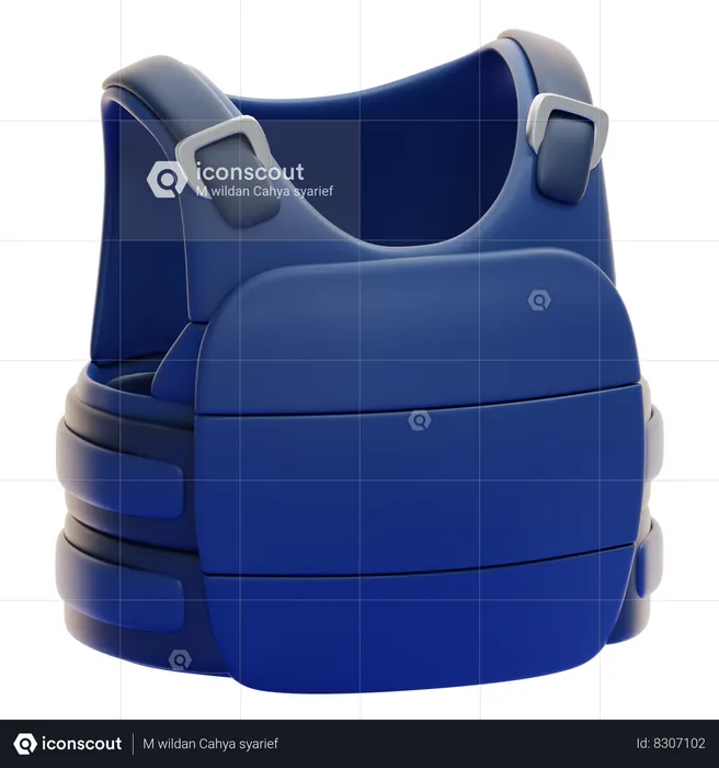 BULLETPROOF VEST  3D Icon