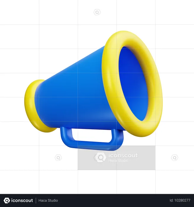 Bullhorn  3D Icon