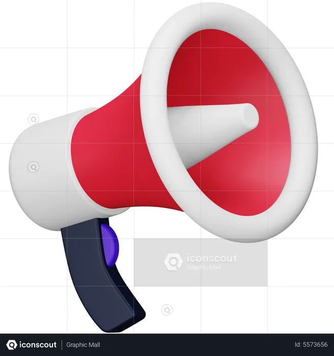 Bullhorn  3D Icon