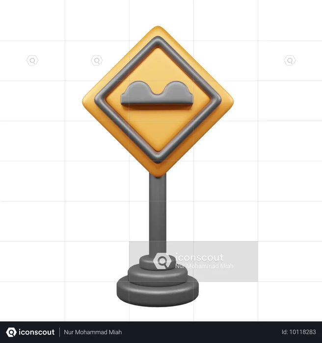 Bump Ahead  3D Icon