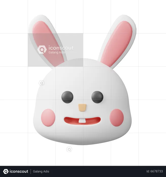 Bunny  3D Icon