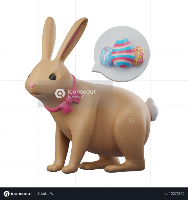 Bunny Invite Easter Event  3D Icon