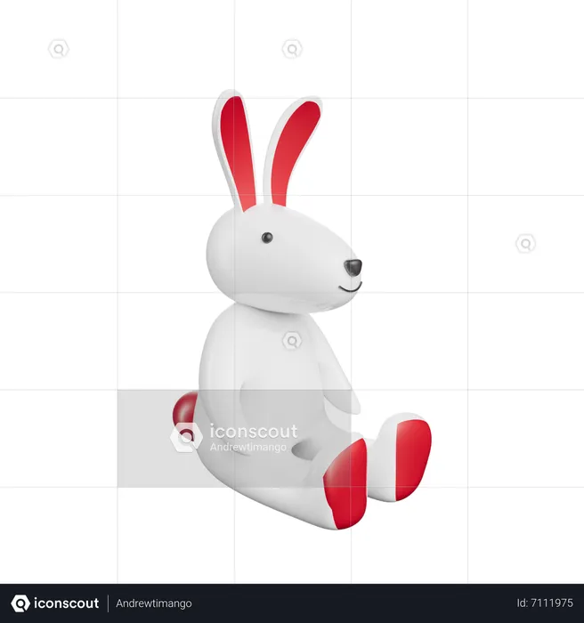 Bunny Toy  3D Icon