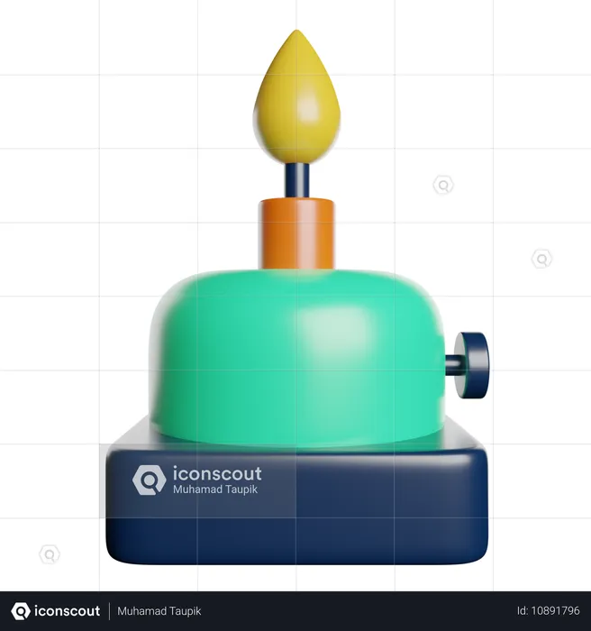 Bunsen Burner  3D Icon