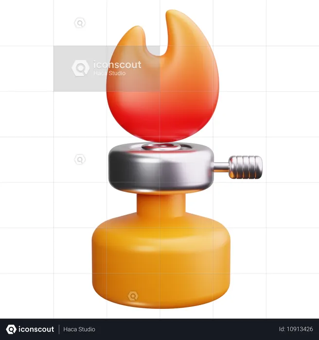 Bunsen Burner  3D Icon
