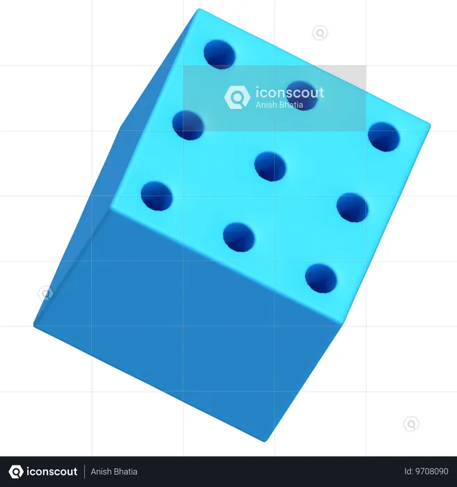 Buracos de cubo  3D Icon