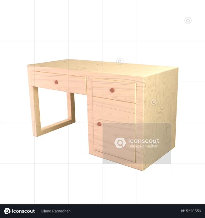 Bureau  3D Icon