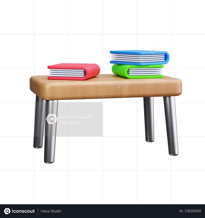 Bureau du professeur  3D Icon