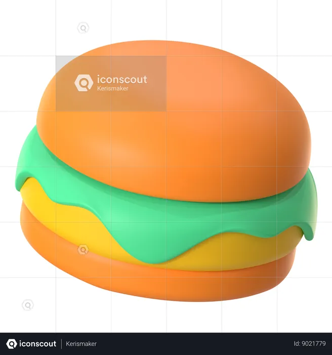 Burger  3D Icon