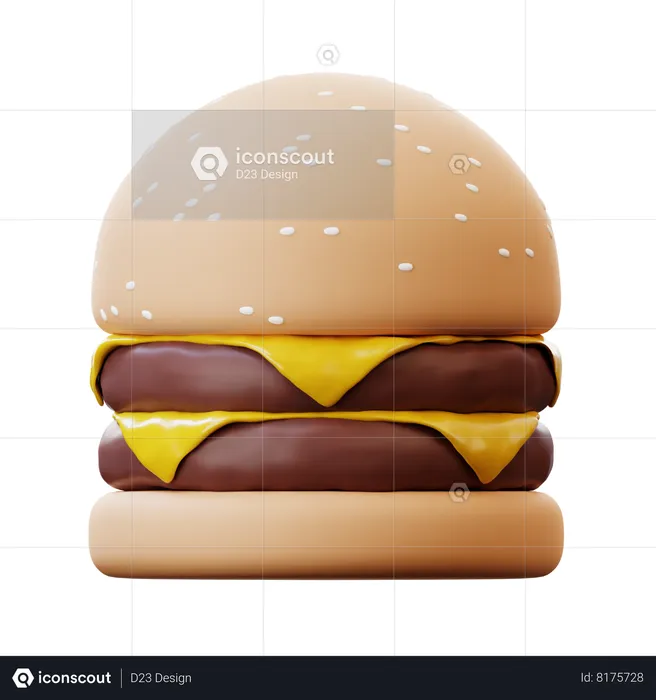 Burger  3D Icon