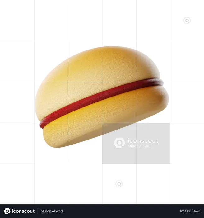 Bon hamburger  3D Icon