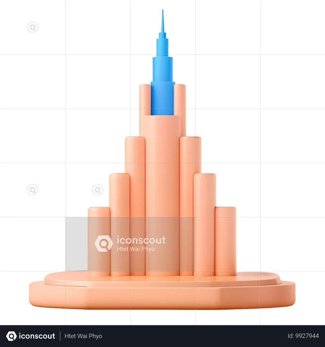 Burj Khalifa  3D Icon