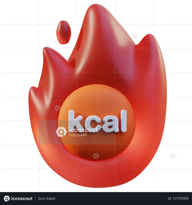 Burn Calories  3D Icon