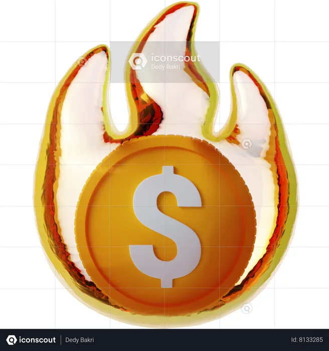 Burn Rate  3D Icon