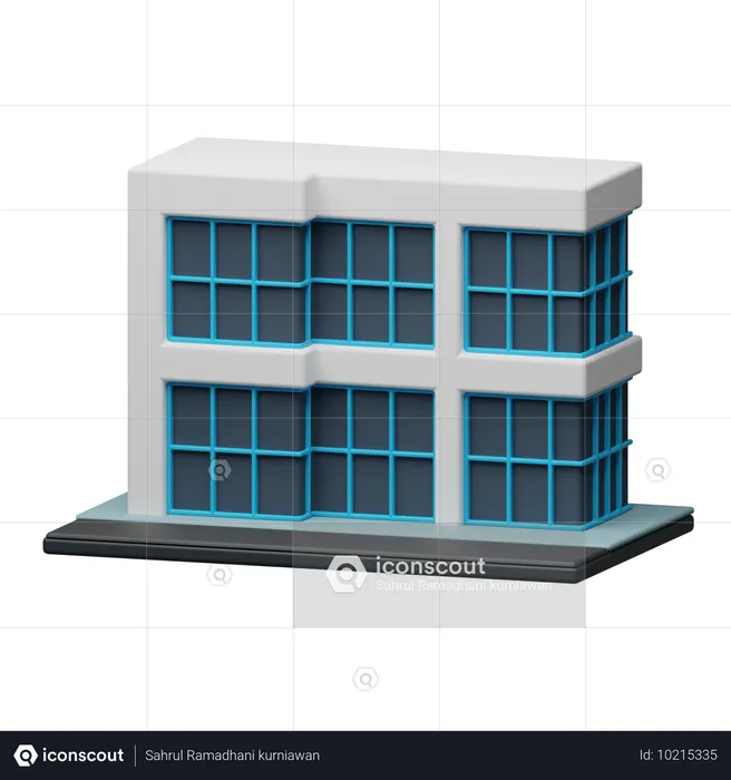 Bürogebäude  3D Icon