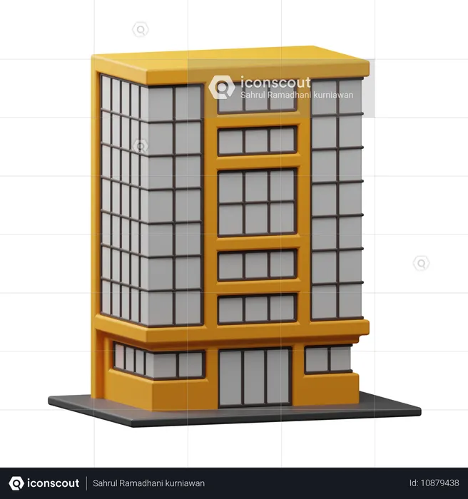 Bürogebäude  3D Icon