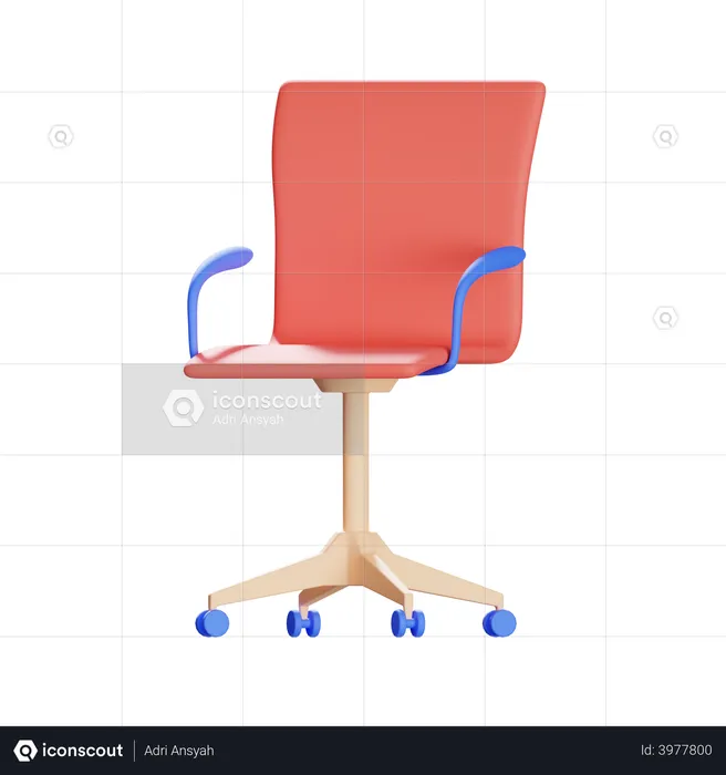 Bürostuhl  3D Illustration