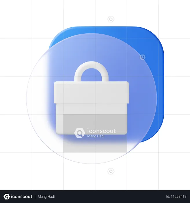 Bürotasche  3D Icon