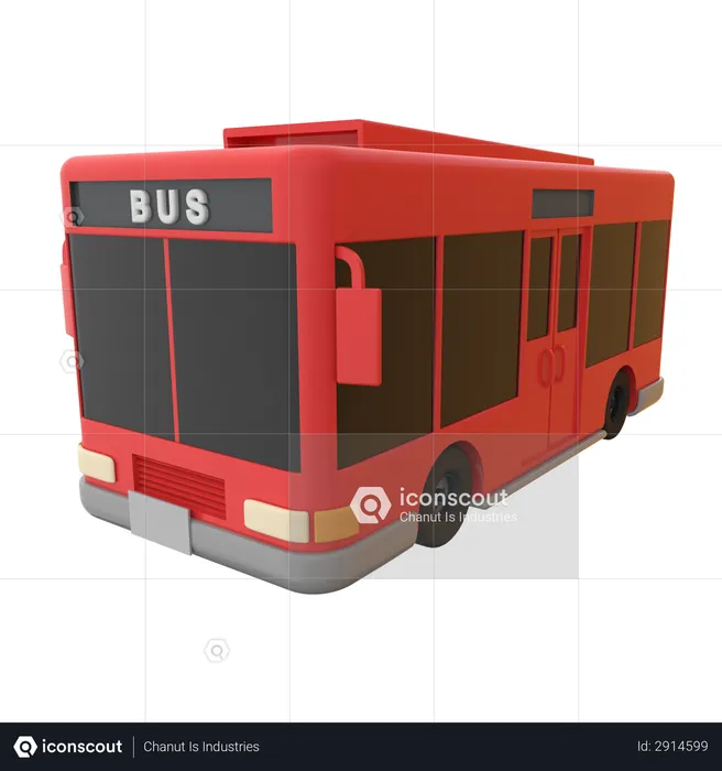 Bus  3D Illustration