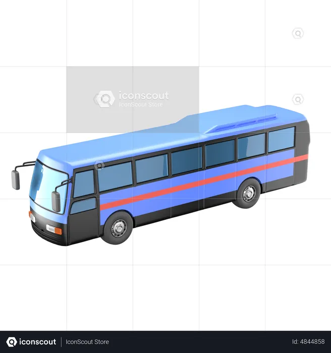 Bus  3D Icon