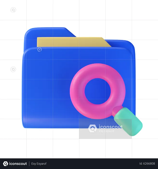 Buscar carpeta  3D Icon