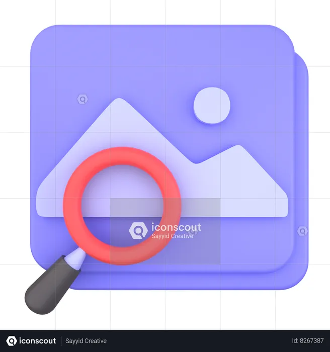 Buscar foto  3D Icon