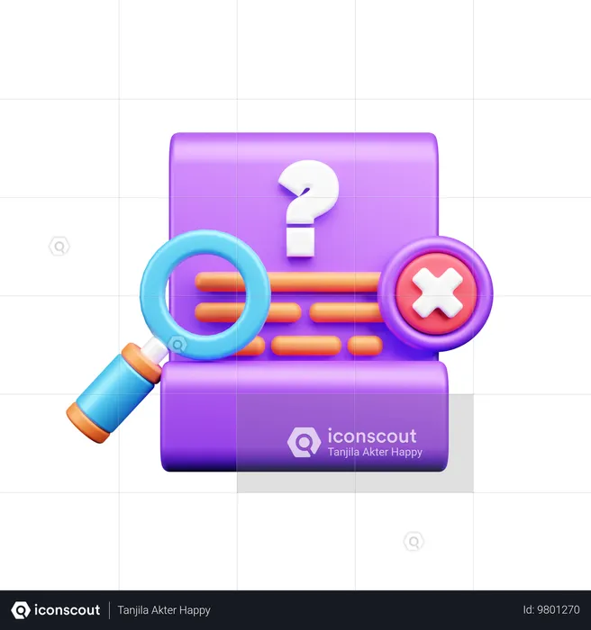 Encontrar palabra  3D Icon