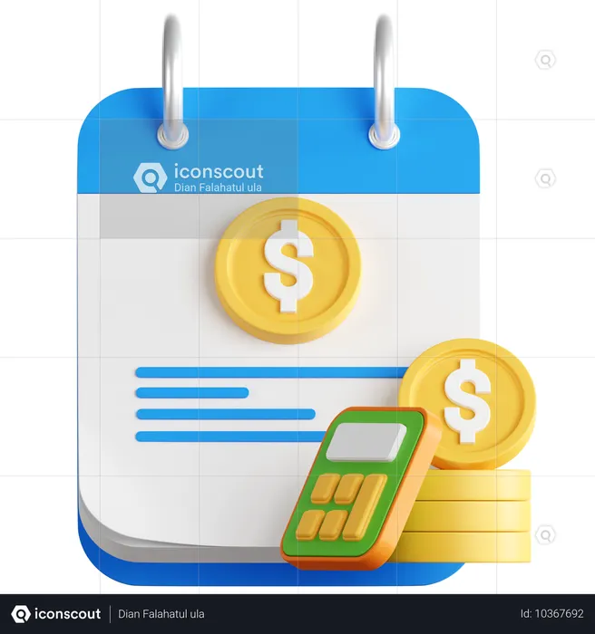 Business Accounting  3D Icon