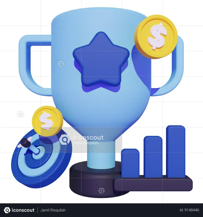 Business Achievement  3D Icon