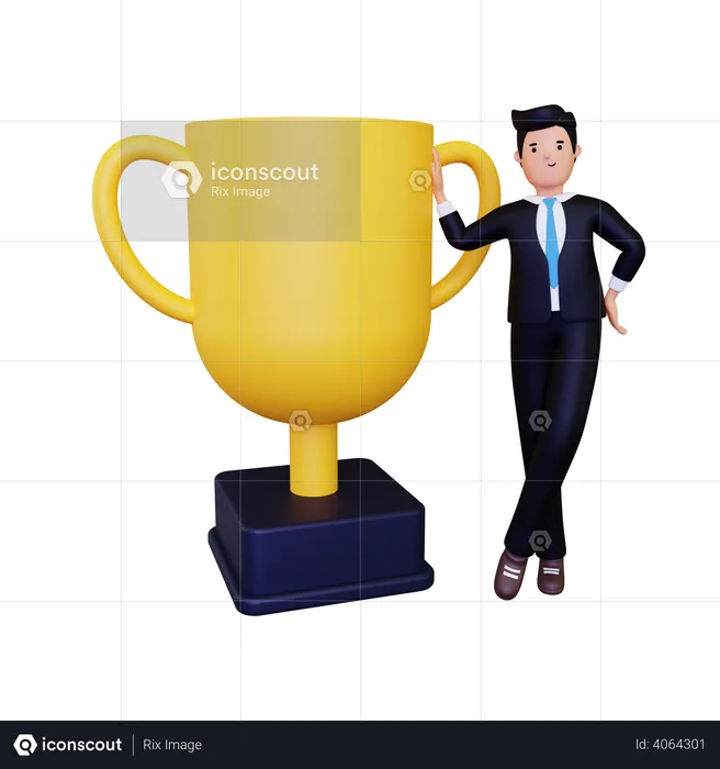 Business Achievement  3D Illustration