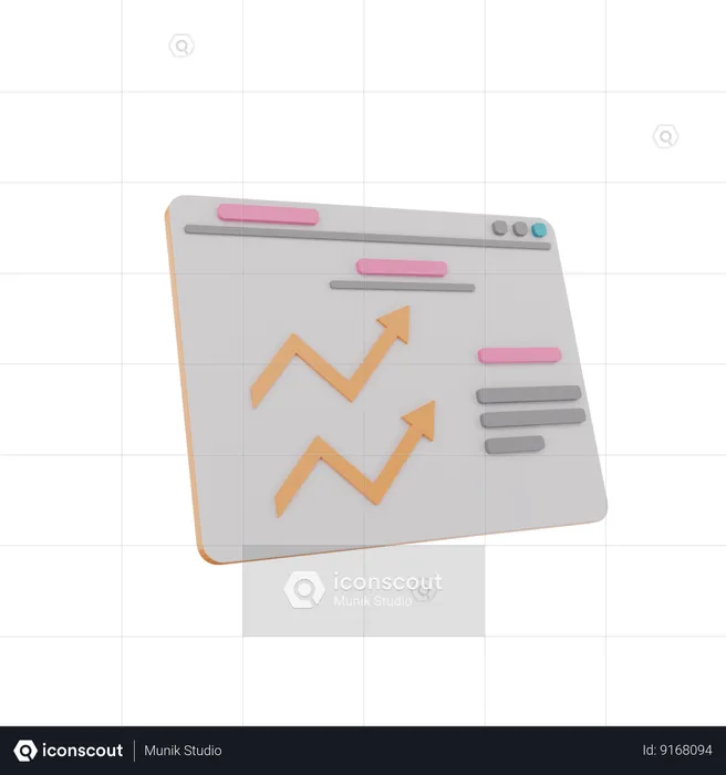 Business Analysis  3D Icon