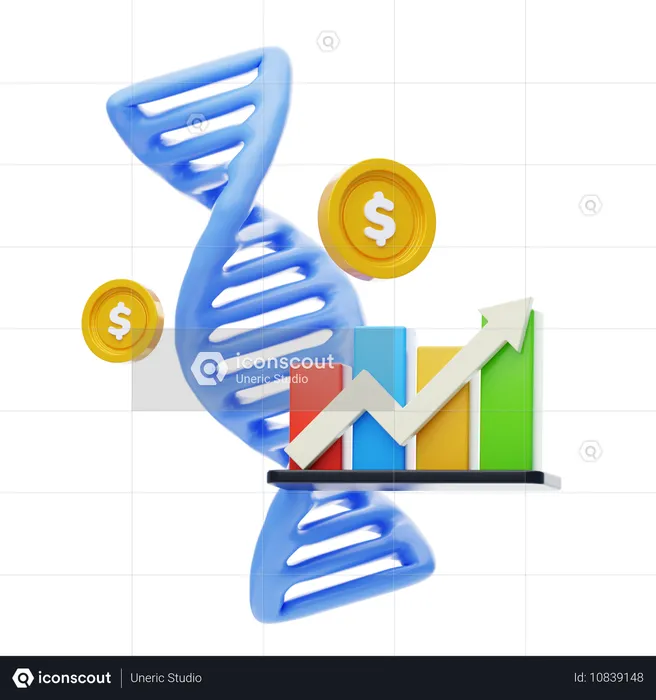 비즈니스 분석  3D Icon