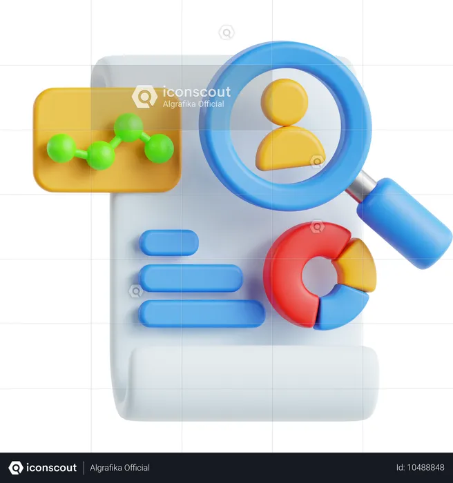 Business Analysis  3D Icon