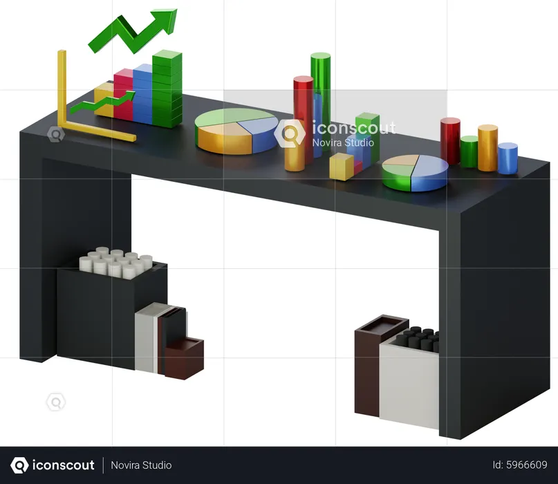 Business Analysis  3D Illustration